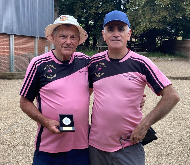 Mick & Serge Over 55 Runners Up