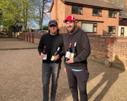 Gin Trap Pairs Winners Simon Doble and Steve Welford